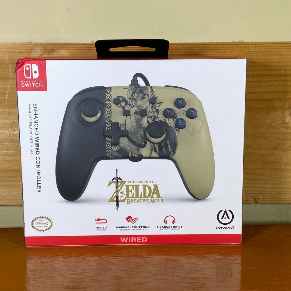 PowerA Enhanced Wired Controller Nintendo Switch Zelda Breath of the Wild